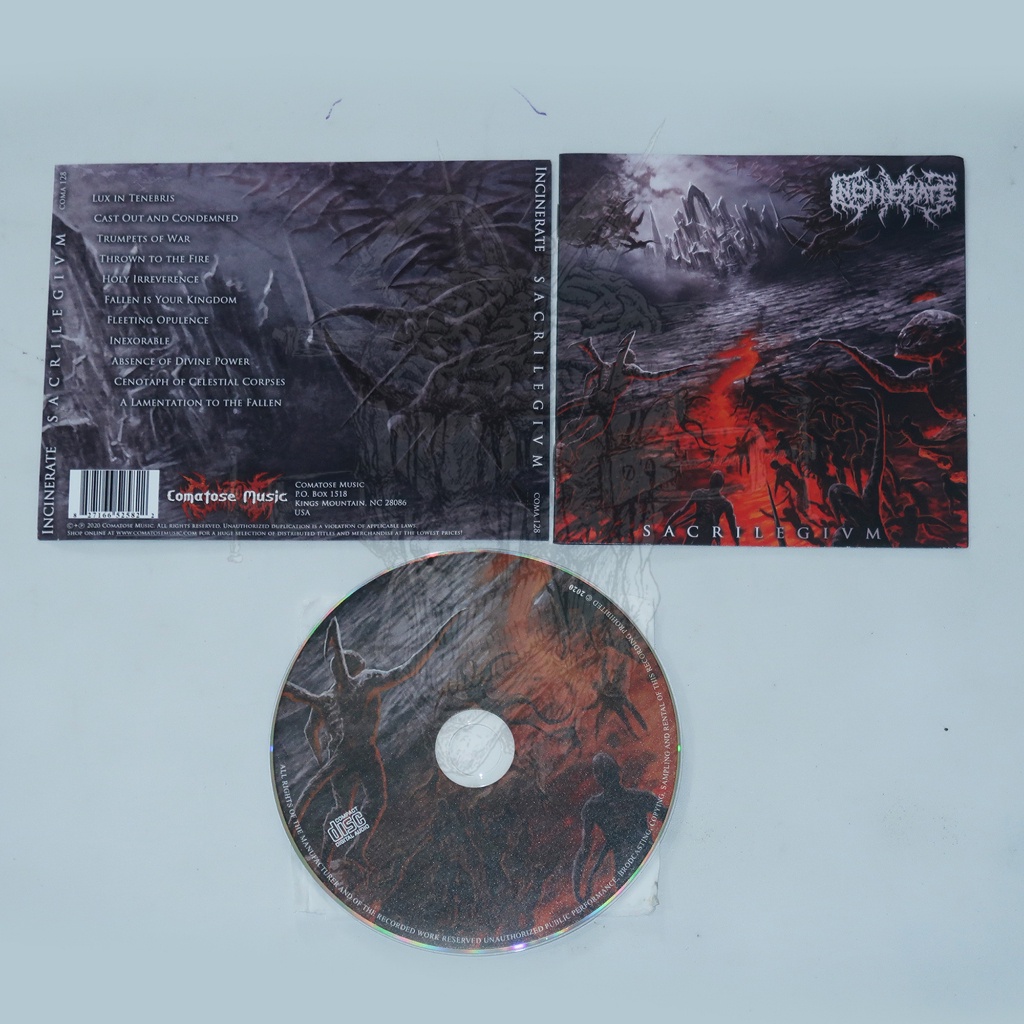 CD - INCINERATE - Sacrilegivm