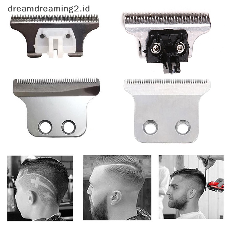 (drea) Hair Clipper T-Blade Stainless Steel Alat Cukur Rambut 0mm Botak Pemotong Rambut //