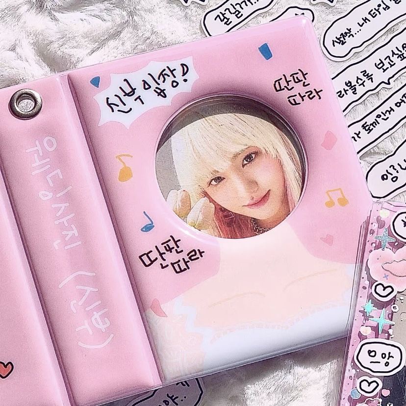 Ins Pengantin Pria Pengantin Korea Lucu Ekonomis 10 cm Album Kartu Polaroid Star Chasing Penyimpanan Aidou Photo Card Album