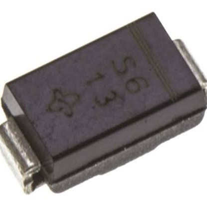 10 Buah 10Pcs SS16 SR160 SS 16 Diode Schotthy Dioda SMD Tempel SMA Do-214AC 1A 60V