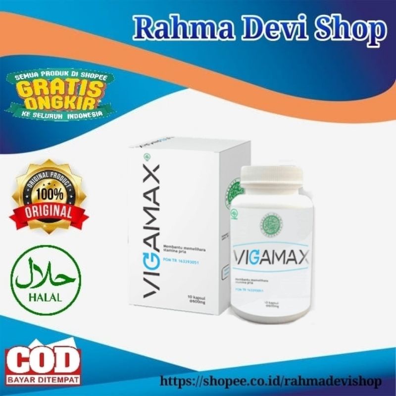 100% ORIGINAL Obat Vigamax Original - Obat Vigamax Asli - Vigamax Herbal - Vigamax Capsule Pria