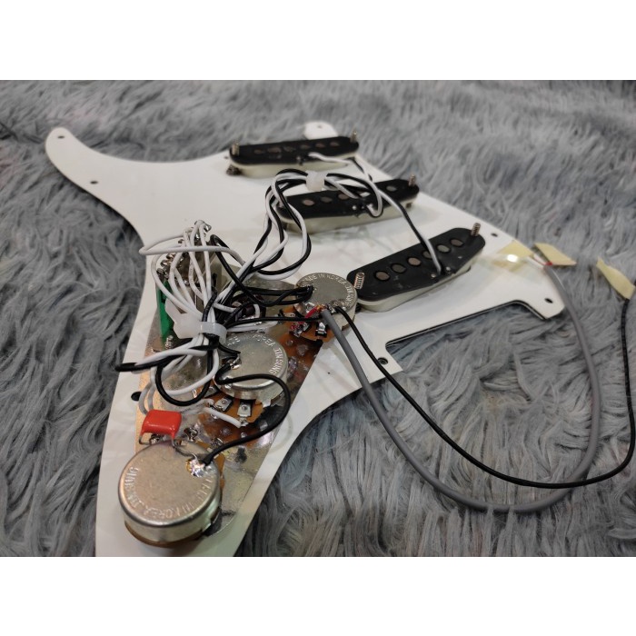 Wiring Kit Elektronik For Stratocaster Alnico V 70s Mods 7 Sound