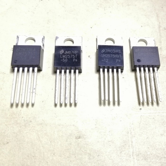 LM2575T LM 2575 2575T LM2575 Switching Regulator IC To-220-5 3.3 5 12 ADJ Volt Voltage LM 2575 2575T