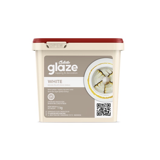 

New Arrival- Colatta Glaze - white 1kg