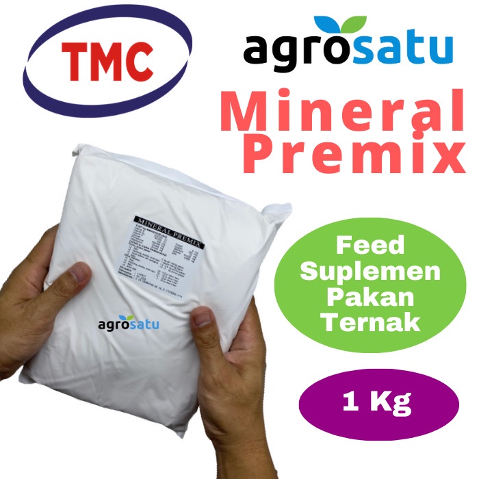 Mineral Premix 1 Kg Ternak Sapi Kambing Perah Domba Babi Ayam Petelur Pedaging Broiler - Feed Suplem