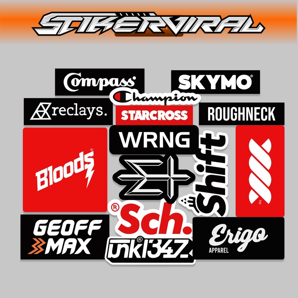 

STIKER PACK - 15pcs BRANDLOKAL - STIKER AESTHETIC LAPTOP, AKSESORIS HP, ANTI AIR, MOTIF,HELM.