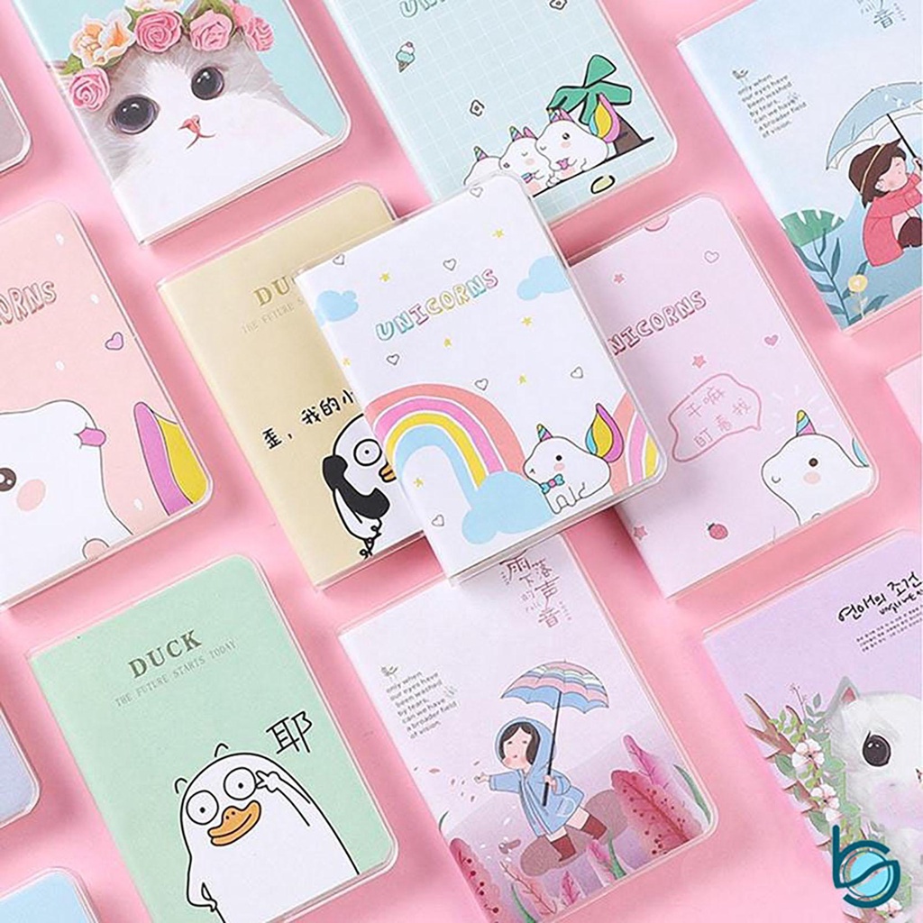 

Mini Notebook Ukuran A7 64 LEMBAR/Buku Tulis Kartun/ Buku catatan kecil - Best Stationary
