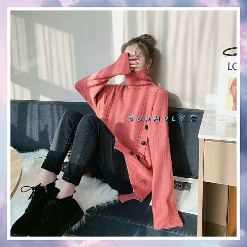 KEISHA WOMAN WINTER KNIT CAPE OUTER IMPORT BAJU HANGAT RAJUT MANTEL WANITA MUSIM DINGIN