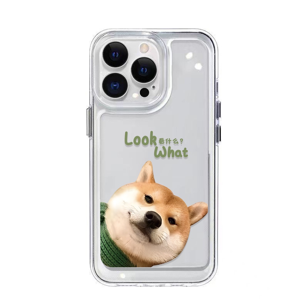 Case Anjing Lucu Untuk Vivo Y12S Y91 Y95 Y93 Y20 Y20S Y20i Y21 Y21S Y21T Y17 Y16 Y12 Y15 Y11 Y19 Y91C Y15S Y15A Y33S Y33T Y51 Y52S Y53S Y02 NEX3 Penutup Belakang TPU Ruang Akrilik