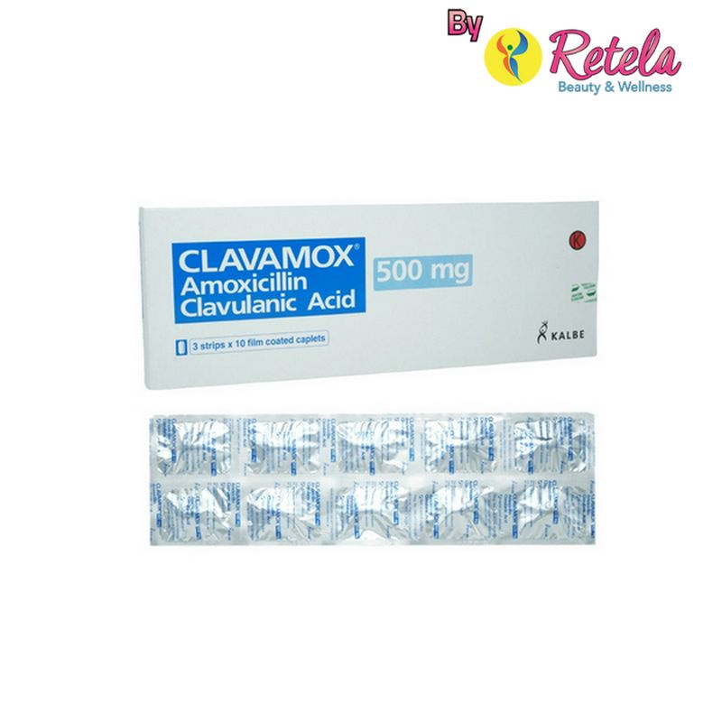 CLAVAMOX 500MG 1 STRIP 10 TABLET