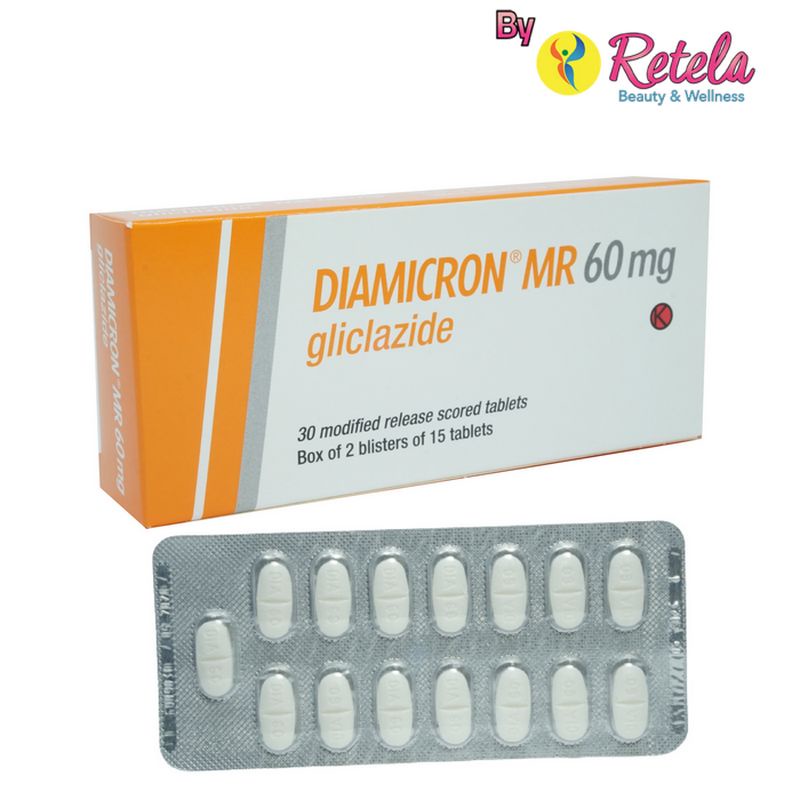 DIAMICRON MR 60MG TABLET 1 STRIP 15 TABLET