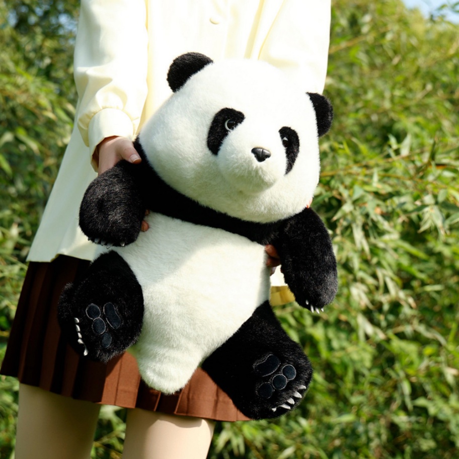 [IN Stock]40cm Indah Simulasi Panda Huahua Boneka Plush 5bulan Boneka Mewah Boneka Lembut Hidup Nyata Panda Mainan Mewah Ulang Tahun Natal Bayi Hadiah Mainan Untuk Anak-Anak