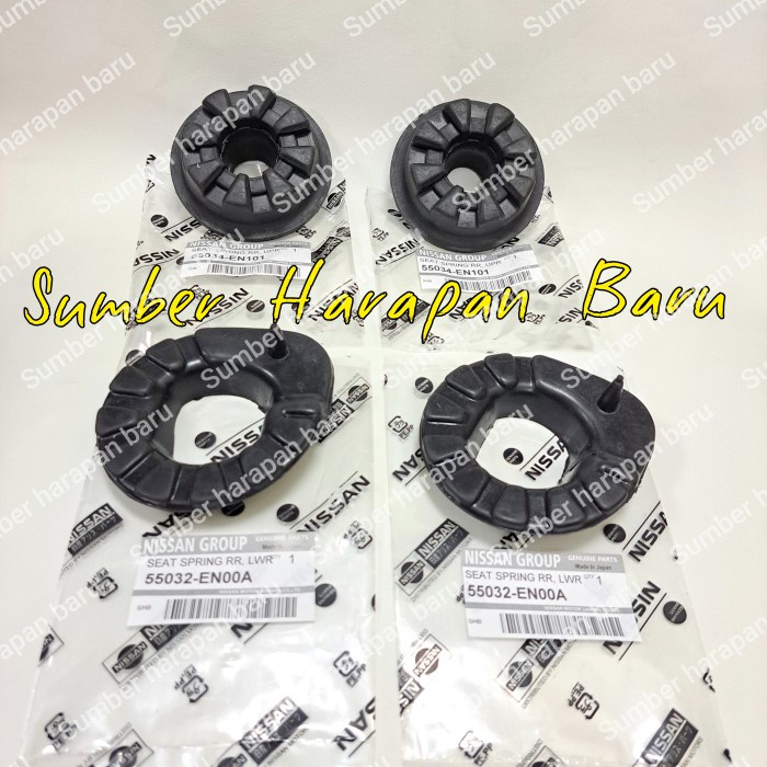 Karet Tatakan Per Keong Belakang Atas Bawah Xtrail T31 T32 Juke 1SET 4pc