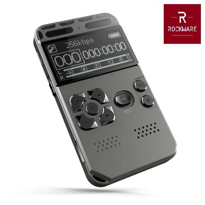 28 ROCKWARE RW-AVR06 - Digital Voice Recorder - Perekam Suara Digital 8GB