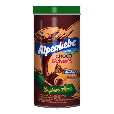 

Alpenliebe Choco Eclairs Permen 144 g