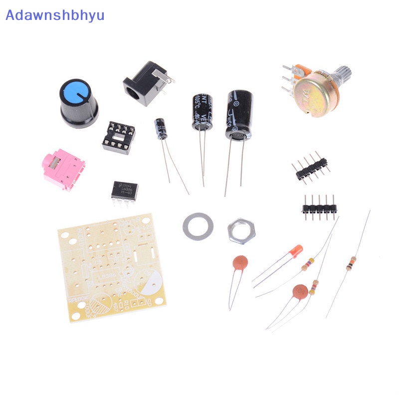 Adhyu 1Set LM386 Papan Amplifier Super MINI 3V-12V DIY Kit M57 0 0 0 0 0id