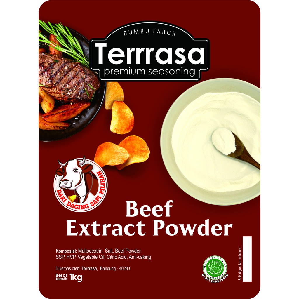 

Bumbu Tabur rasa Beef Extrak (1kg) Terrasa