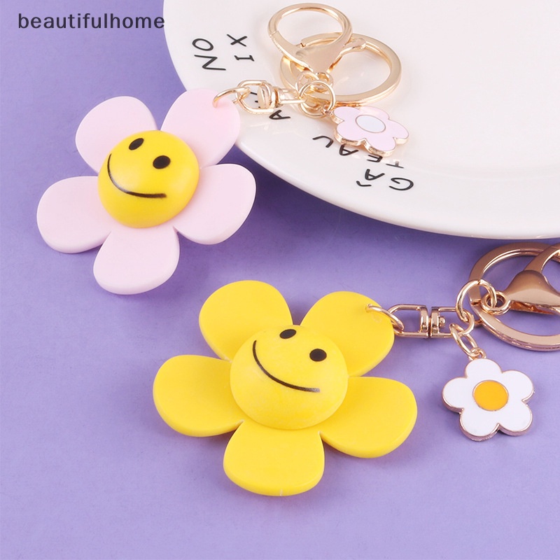 {beautifulhome} Gantungan Kunci Bunga Matahari Lucu Untuk Wanita Car Backpack Pendant Key buckle Decoration.