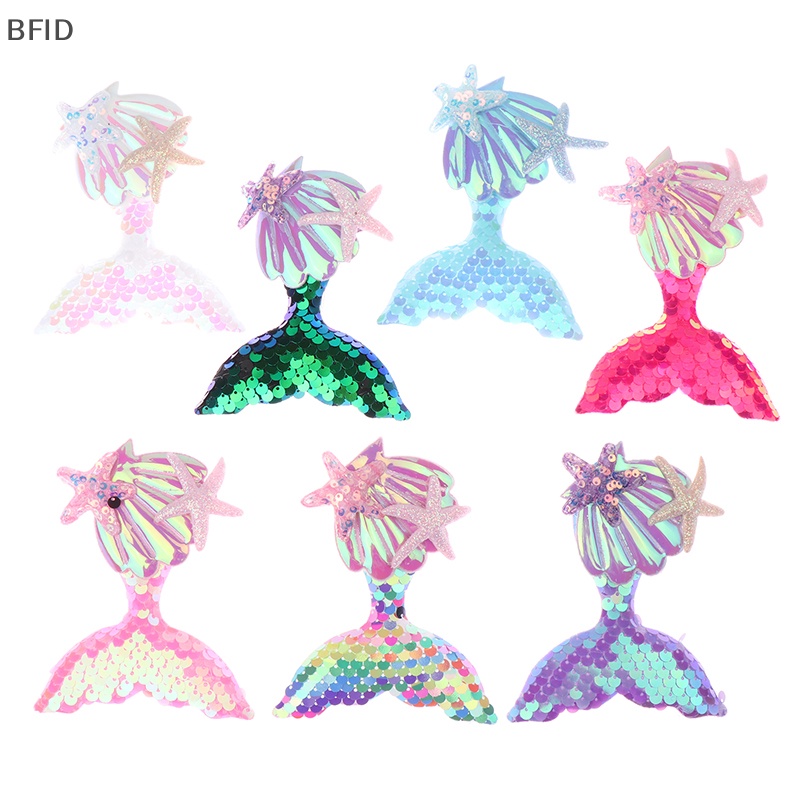 [BFID] Jepit Rambut Mermaid Princess Lucu Baru Anak Perempuan Hair Clip Bows Barrettes [ID]