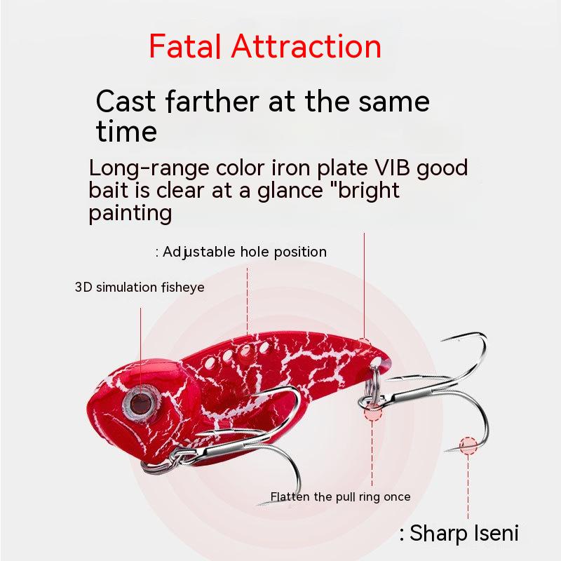 Fishing Jig Spoon Lures 7g /10g /12g /14g VIB Metal Blade Umpan Pancing Sendok Crankbaits Untuk Trout Bass Salmon Umpan Air Tawar Air Asin