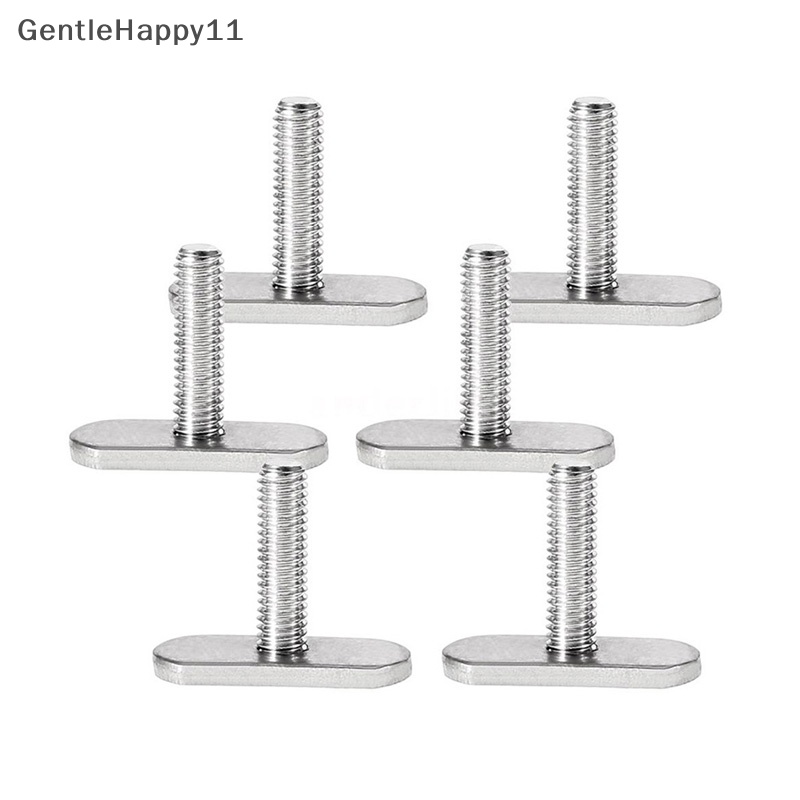 Gentlehappy Drat Rel Kayak/Track M5/M6 Sekrup Mur Baut Slot T Pengganti Gear Bolt id