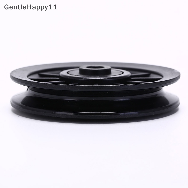 Gentlehappy 1pc 105mm Bantalan pulley Roda Kabel Peralatan gym part wearproof Kabel Roda Bearing Pulley 105mm Hitam Peralatan Gym Part Wearproof Pulley Bearing Universal 105mm W