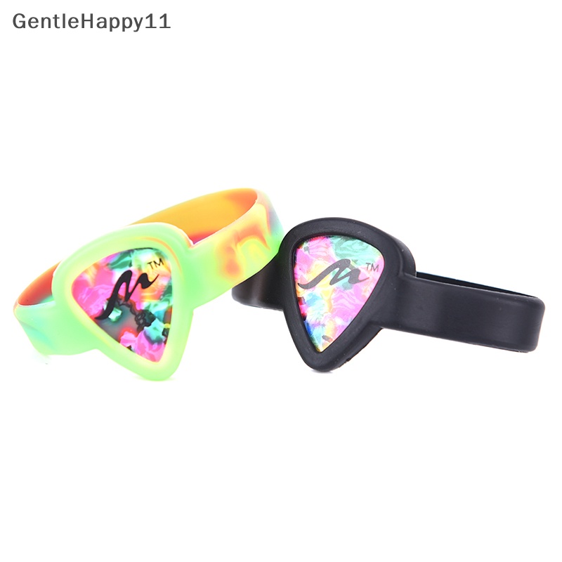 Gentlehappy Guitar Picks Gelang Picks Tali Pergelangan Tangan Pick Pick Bag Guitar Pick Holder Wristband  Id