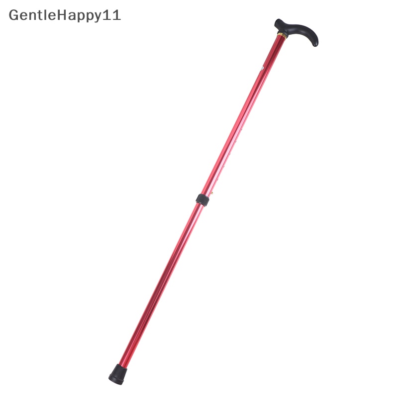 Gentlehappy Adjustable Walking Stick 2bagian Stabil Anti Selip Kruk Orang Tua Hiking Cane id