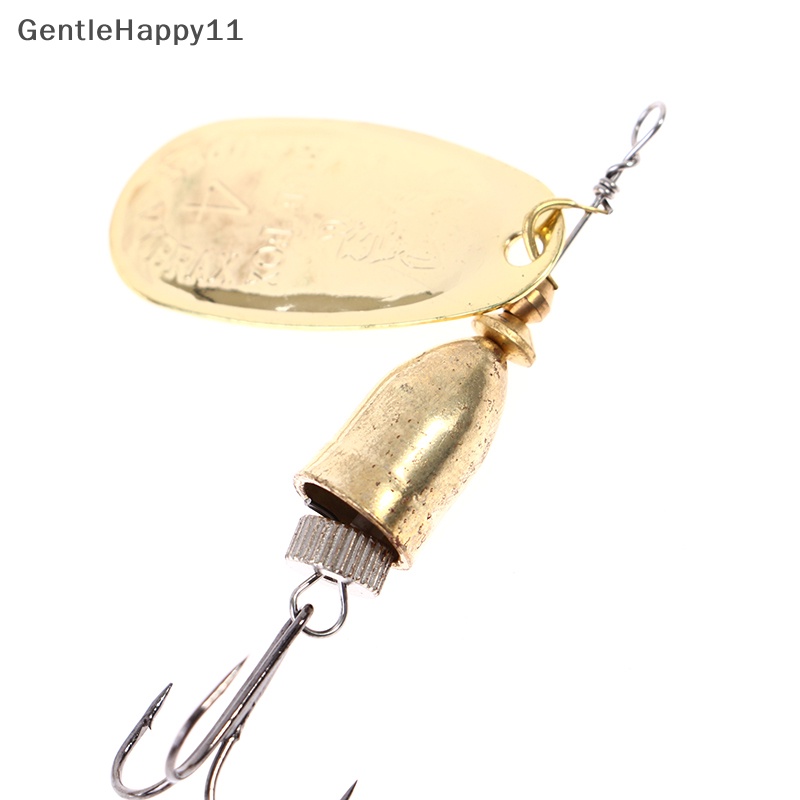 Gentlehappy Blade Rotag Spinner Metal Lure Kuningan Umpan Sendok Buatan Fishing Tackle id