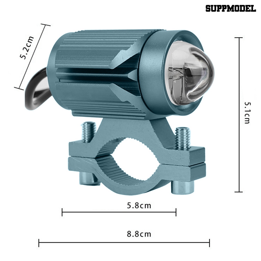 [SM] Lampu Depan Motor Kecerahan Tinggi Tahan Air 12-80V Universal Motor LED Headlight Perlengkapan Bersepeda