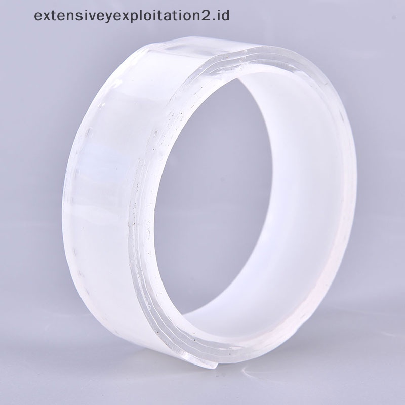 {NEW} Nano Tape Transparan Bisa Dicuci Perekat Dua Sisi Tempel Jejak Lem Lepas Pasang.