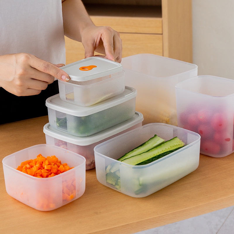 Food Storage Container Dengan Tutup /Freezer Storage Container/Kotak Penyimpanan Makanan/Wadah Plastik Meal Prep /Kitchen Sealed Organizer