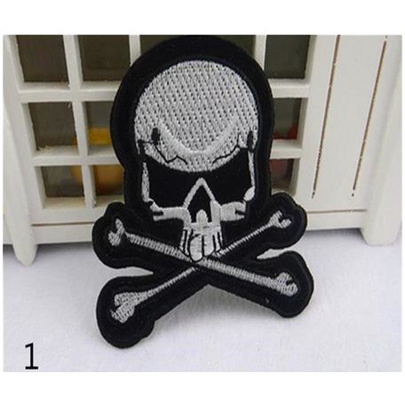 Bordir Patch Emblem Bordir Logo Tengkorak Skull Jepang Anime japanbisa pesan satuan