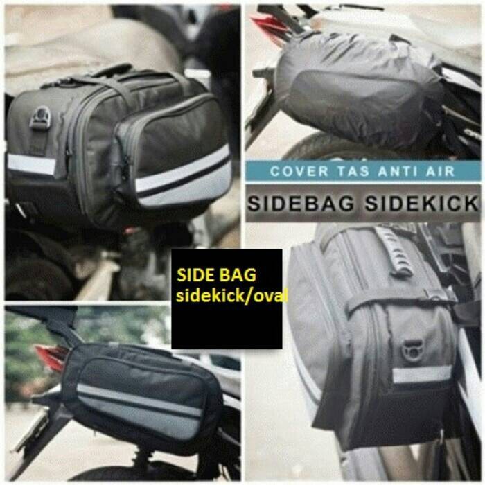Side Bag Oval / Side Bag Motor / Tas Samping Motor - Hijau TERMURAH
