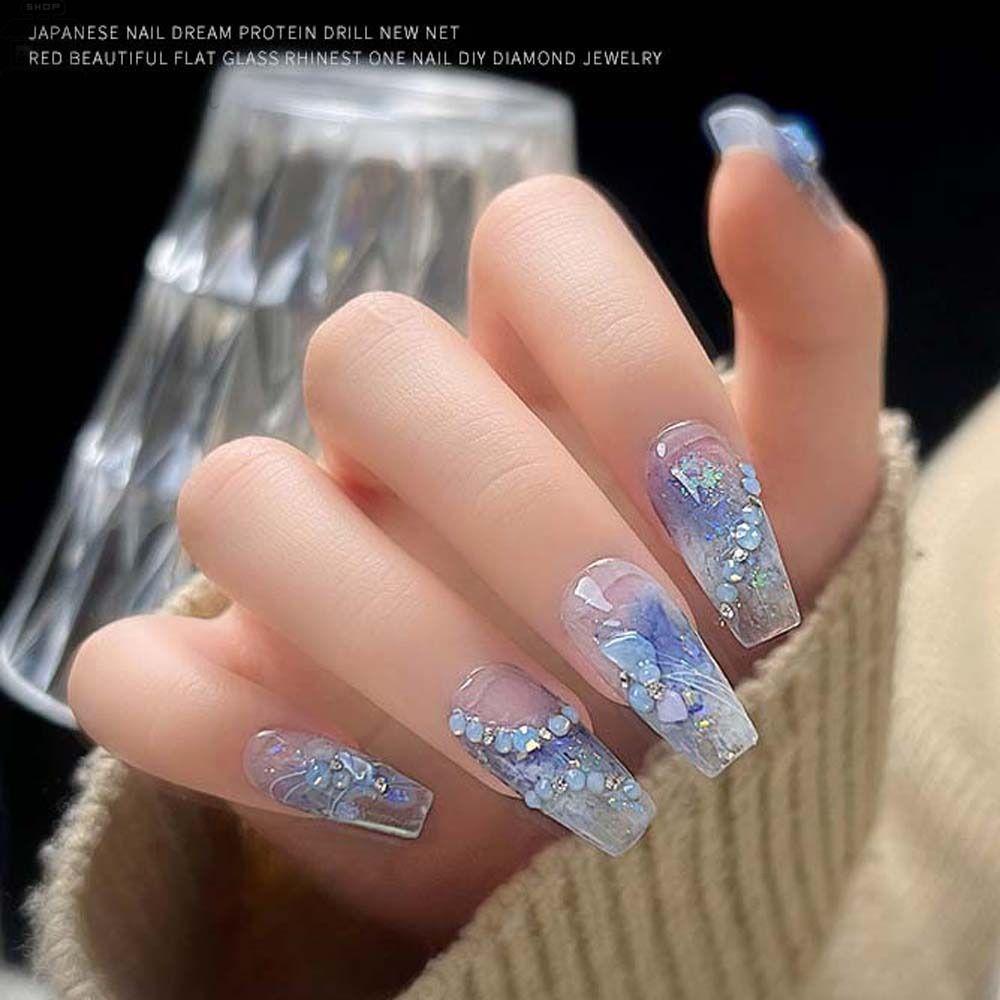 Agustina Dekorasi Kuku Fashion Putaran Fantasy Protein Drills Manicure Aksesoris Nail Art Jepang 3D Nail Art Drills