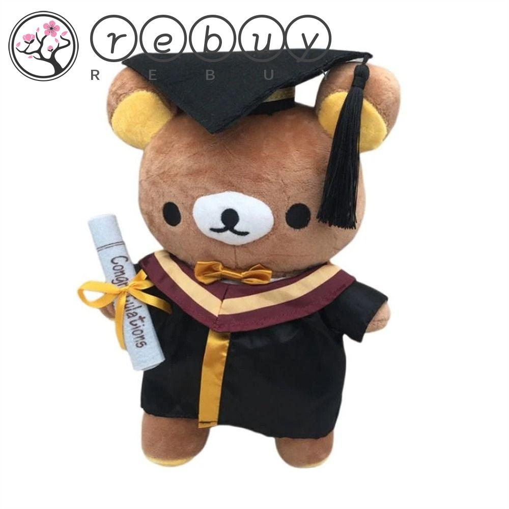 REBUY Rebuy Musim Wisuda Mainan Mewah Anak Hadiah Dekorasi Kamar Kartun Anime Graduation Season Stufffed Animal Cosplay Rilakkuma Stufffed Toys