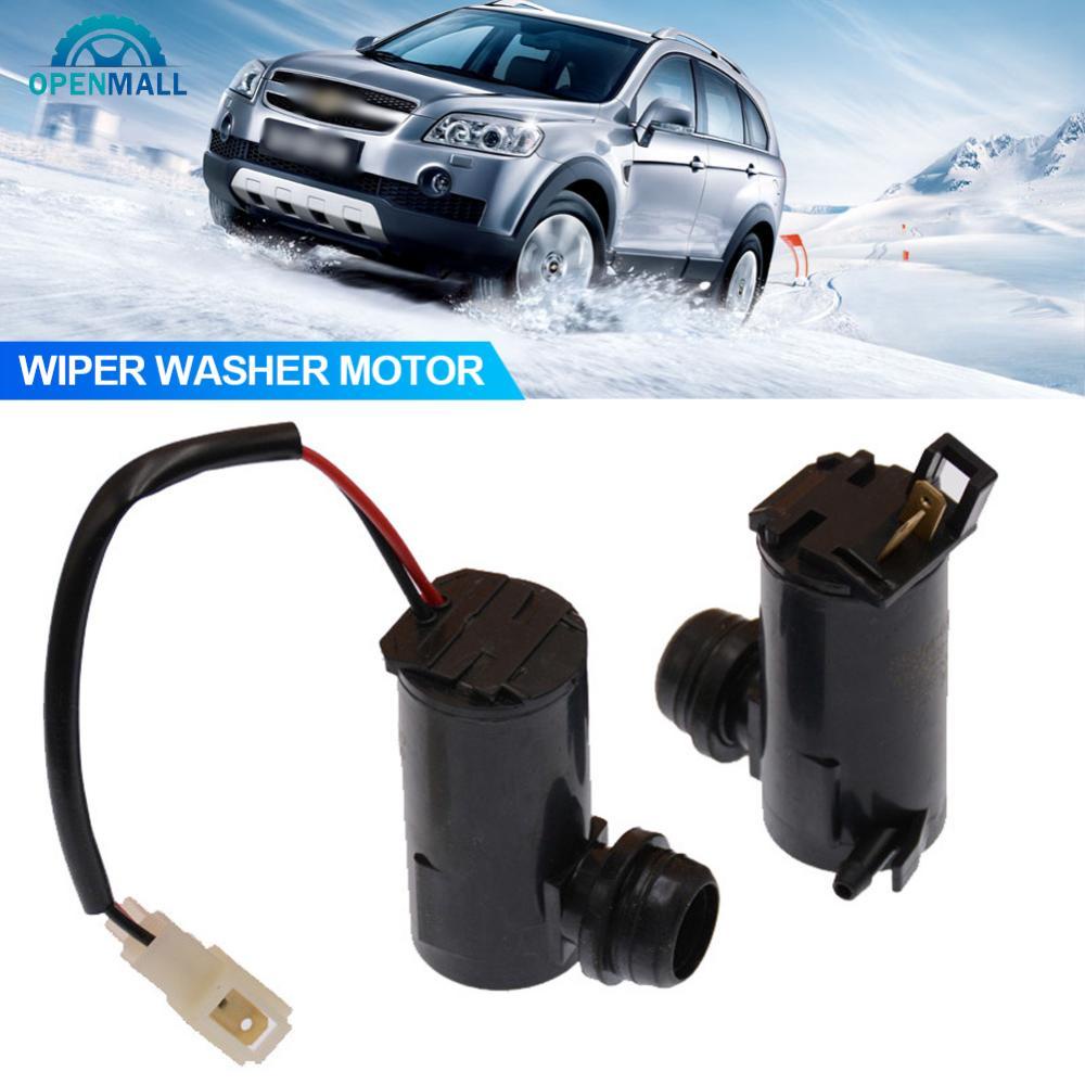 Openmall 12V /24V Universal Kendaraan Pembersih Kaca Depan Tangki Air Motor Wiper Kaca Depan Mesin Cuci Pompa Air Jet Motor S2X3