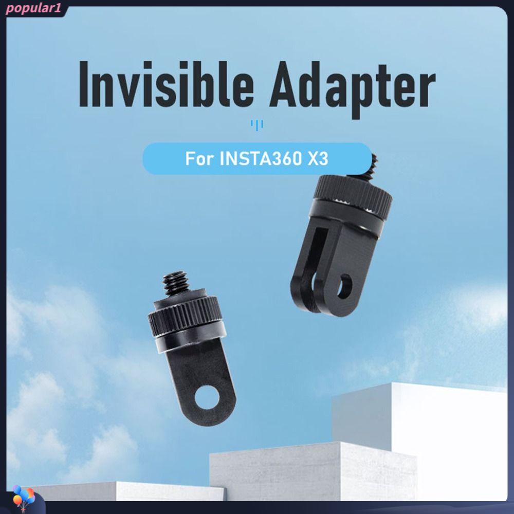 POPULAR Populer1per4&quot; Sekrup Universal Action Camera Aluminium Alloy Adapter Untuk Insta360 X2 X3 Gopro 11 10 9