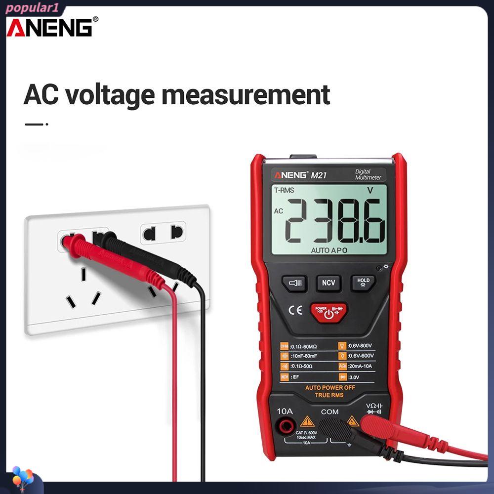 POPULAR Populer Digital Smart Multimeter Multifungsi Transistor Tester Backlight AC/DC Portable lcr Meter Digital Profesional Meter