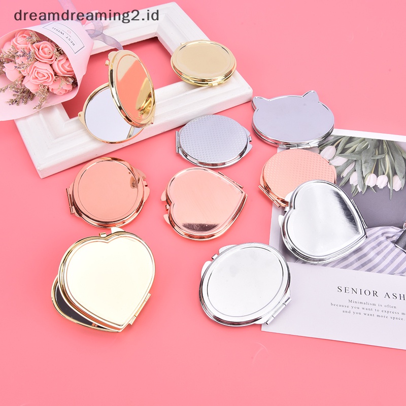 (drea) Cermin Rias Compact Cermin Rias Saku Kosmetik Untuk Travel Mirror //