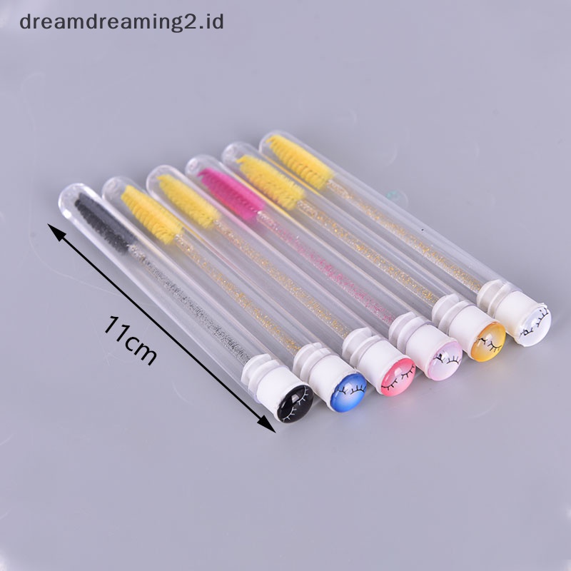 (drea) Reusable Brow Brush Tube Sikat Bulu Mata Sekali Pakai Tabung Anti Debu Alis //