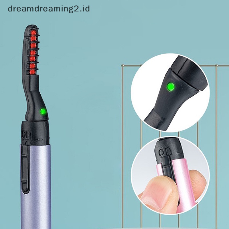 (drea) Makeup Portable Pen Style Electric Heated Eyelash Curler Makeup Bulu Mata //