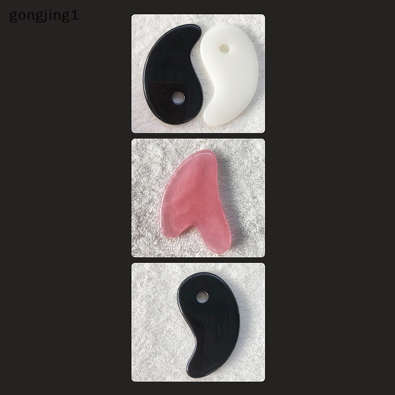 Ggg face gua sha board facial scraping scrapping plate Alat Pijat Wajah Tubuh new ID