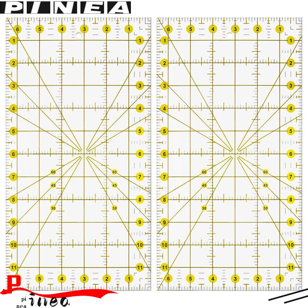 PINEAPPLE Penggaris Nanas Pengukur Penggaris Jahit Template Akrilik