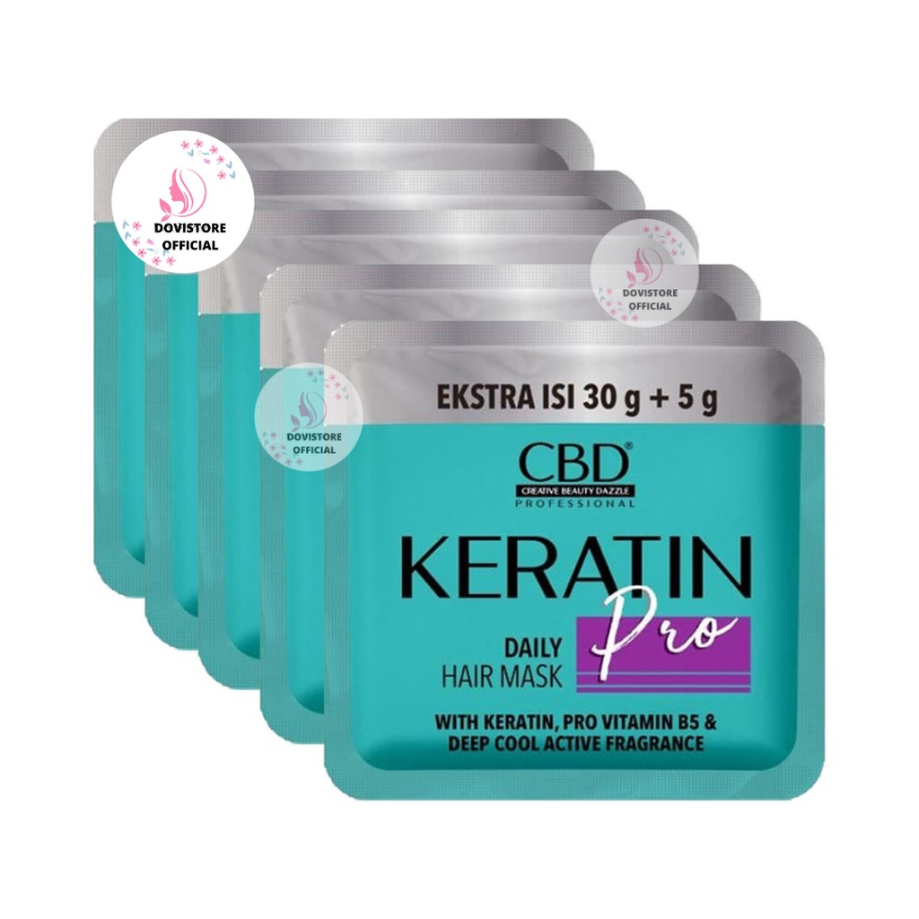 CBD KERATIN PRO HAIR MASK SACHET 35gr