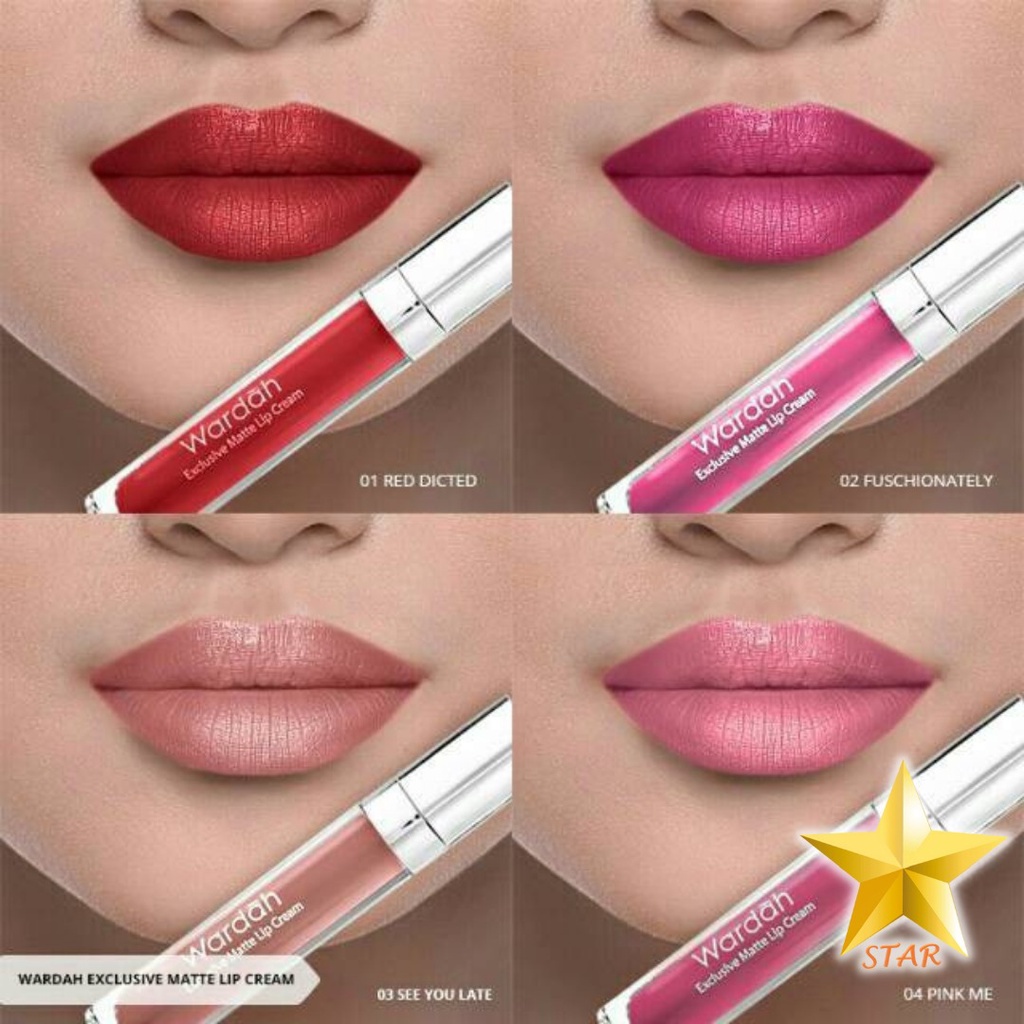 GKT- ORIGINAL Wardah Lip Cream Exclusive Matte Cair Lipcream