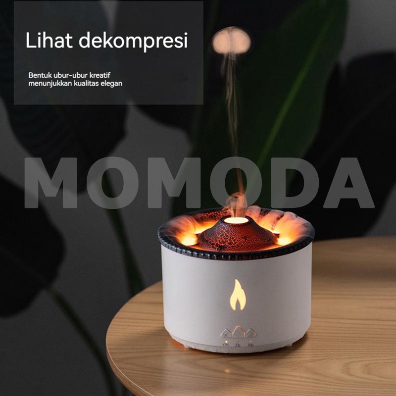 Humidifier Pelembab Udara Aromaterapi Ultrasonik Bentuk Ubur-Ubur Kapasitas 360ml Humidifier Diffuser USB Mini Air Purifier Aromatherapy Essential Oil Difuser