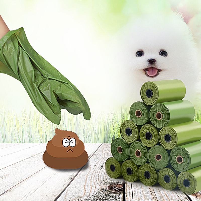 Menebal kantong sampah sekali pakai Degradable / Outdoor Pet Pooper Bag Dispenser / alat pembersih sampah Pooper kucing anjing portabel / tas pengambil sampah hewan tahan lama