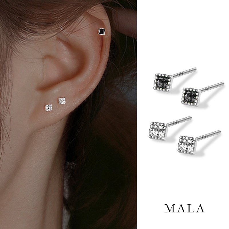 Anting S925 Gaya Dengan Zirconia Untuk Pria Dan Wanita