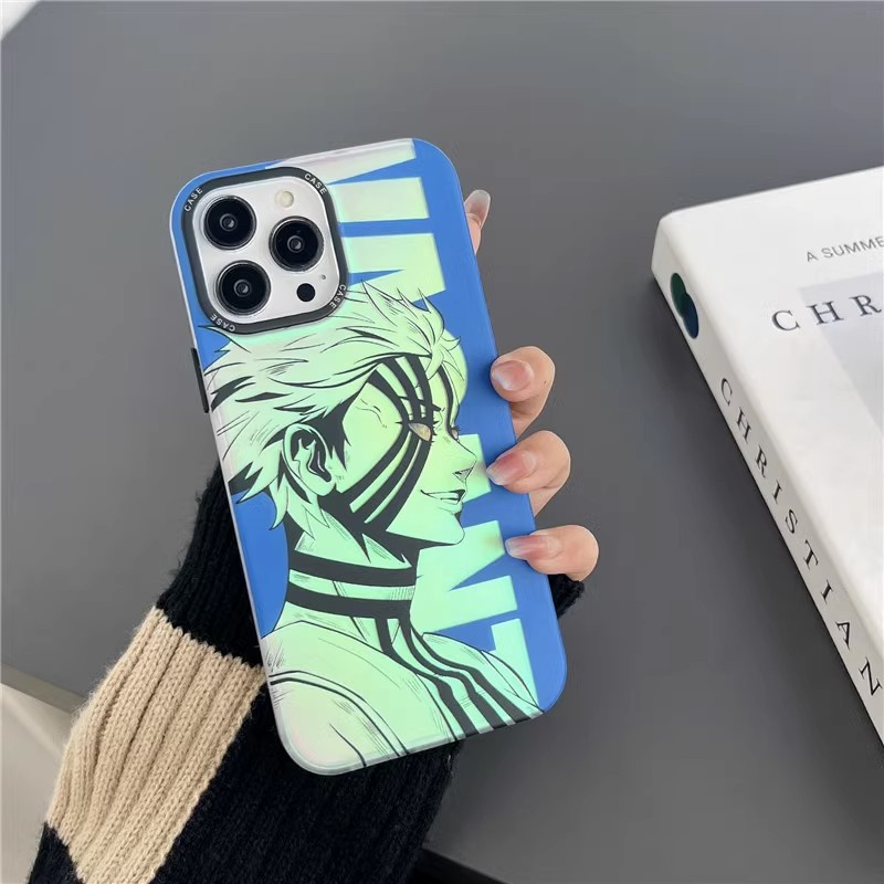 NEW !! Jujutsu Kaisen / Demon Slayer case Iphone ( for Iphone 11 12 pro max 13 pro max14 promax 14 plus READY !) Premium IMD anti-fingerprint matte anti-drop iphone case